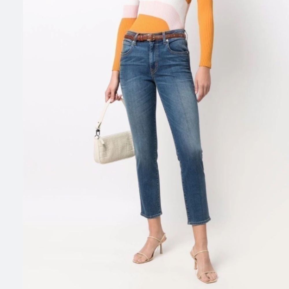 NWT SLVRLAKE Lou Lou Skinny Jeans Jacksonville Wash High Rise Premium Denim 32